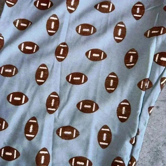 Lularoe TC slate blue football leggings! New! Great fit & feel .Avail in OS also - Picture 2 of 5